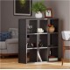 9-Cube Storage Organizer, Stylish Organizer Bookcase Black