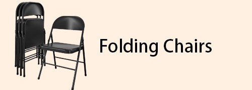 4 Pack Steel Folding Chairs, Portable Stackable Commercial Seat for Events Office Wedding Party, Black